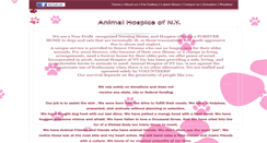 Desktop Screenshot of animalhospiceofnyinc.com
